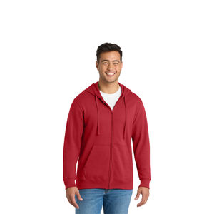 Sudadera con capucha y cremallera personalizada para hombre, ropa de calle de moda, sudadera de lana suave con opciones de impresión de logotipo y bordado - Product Image 4
