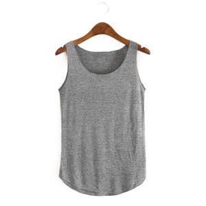 Chaleco de Yoga transpirable bonito personalizado al por mayor, tejido de punto de secado rápido para fitness al aire libre, camiseta sin mangas para correr, ropa de gimnasio - Product Image 5