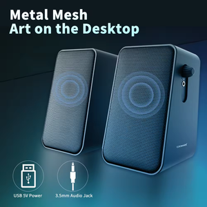 Yüksek sadakat profesyonel hoparlörler derin bas 10W 2.0 kanal Stereo hoparlör sistemi ile sürükleyici ses kalitesi için - Product Image 3