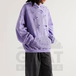 Ventes en gros de sweats à capuche en molleton lourd de style streetwear d'hiver, 100% coton respirant, coupe régulière, prix bas - Product Image 2