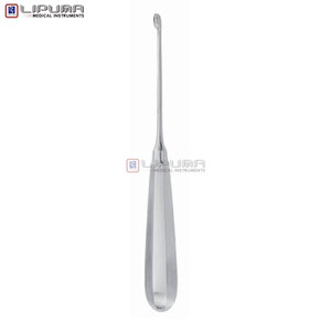 HALLE Instruments médicaux chirurgicaux orthopédiques manuels Curette osseuse pour grattage chirurgical et débridement Norme de sécurité-MOL - Product Image 1