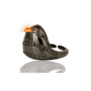 แหวนเพชรธรรมชาติที่ขายดีที่สุดเครื่องประดับที่ปรับได้สำหรับผู้หญิงของขวัญ - Product Image 3