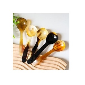 Cubertería de Diseño Innovador en Cuerno de Búfalo Natural, Ecológica, con Forma Personalizada, Imitación Antigua para Cocina y Hotel, Acabado Pulido Natural - Product Image 1