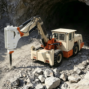 <span class=keywords><strong>Casse</strong></span>-roche hydraulique mobile 2950 sur chariot pour l'extraction minière, machine de brisage de roche pour tunnels souterrains, concasseur de pierres - Product Image 1