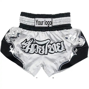 Meilleure vente de shorts de Muay Thai pour hommes confortables pour la lutte et la boxe MMA Wear Martial Arts Essential - Product Image 5