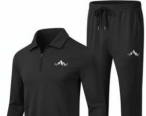 ชุดกีฬาแฟชั่นมีฮู้ด | เสื้อผ้าฝ้าย100% คุณภาพระดับพรีเมียมระบายอากาศได้ดีป้องกันแบคทีเรียดีไซน์ตามสั่ง - Product Image 3