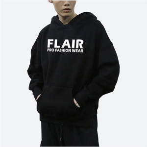 Sweat à capuche oversize pour homme de qualité supérieure, 100 % coton mélangé, brodé, à épaules tombantes, grammage lourd, pour l'hiver - Product Image 6