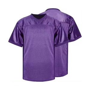 Vente en gros de service OEM, nouveauté, maillot de football américain personnalisé manches courtes à impression numérique grande taille et respirant de haute qualité - Product Image 6