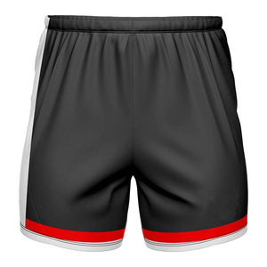 Shorts amples pour hommes décontractés de qualité supérieure en couleur vert foncé respirant personnalisé en gros unisexe - Product Image 3