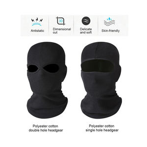 2024 nouvelle cagoule conception personnalisée broderie Logo tricoté masque de Ski course équitation visage couverture hiver chapeaux trous cagoule bonnets - Product Image 3