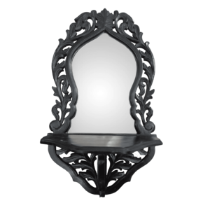 Espejo de madera pesado elegante y moderno, decoración del hogar montada en la pared con marco personalizable para dormitorio o baño - Product Image 5