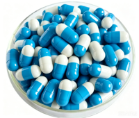 Capsules de gélatine 00B miniatures personnalisées, vente en gros d'usine, capsules vides multicolores végétales HPMC Halal
