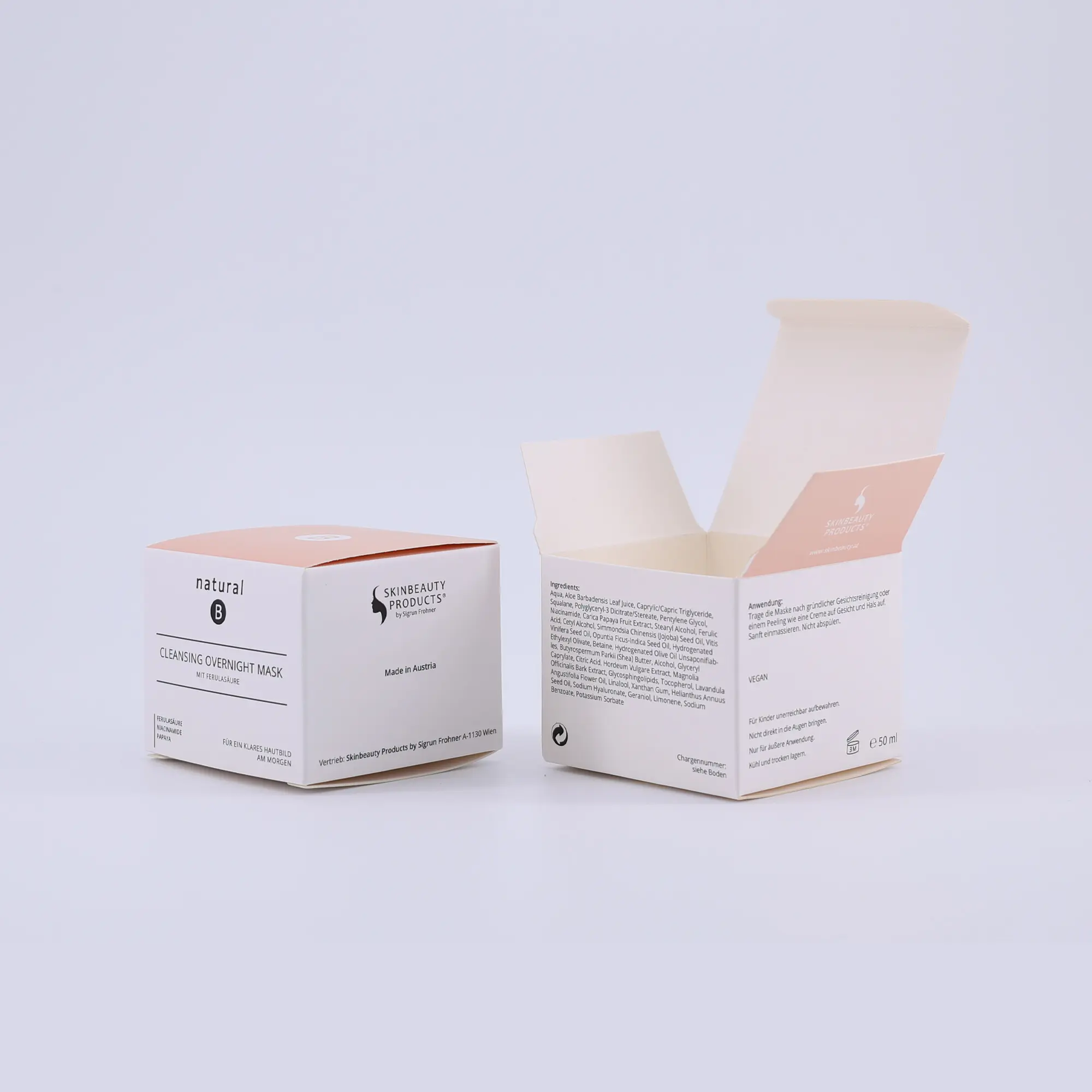 Scatola di cosmetici ecologici personalizzati stampa Logo scatole di carta profumo scatole di cartone riciclabili per piccole imprese