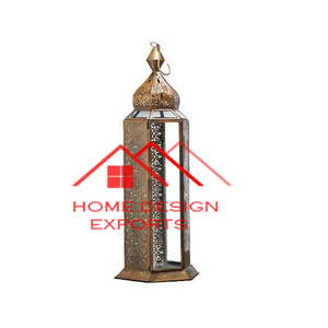 Hot Selling Nickel Plated Jute <b>Rope</b> Handle Metal Lantern at Wholesale Price Metal Lantern for Home Decor Metal Lantern - Product Image 6