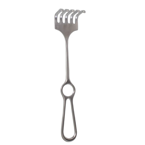 Israel Retractor 5 Prong 25,4 cm Israel Retractor portátil ortopédico quirúrgico Retractor HERRAMIENTA DE ACERO INOXIDABLE - Product Image 6