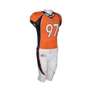 Maillot de football américain personnalisé professionnel à manches courtes, respirant, couleur unie, taille personnalisée, uniforme de sport - Product Image 3