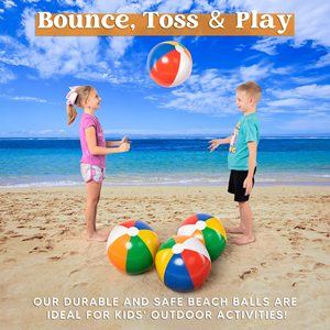 Trending 20 Inch <b>Inflatable</b> Beach Ball Rainbow <b>Pool</b> Toy Summer Party Decorations Water Games <b>for</b> Kids Adults - Product Image 3