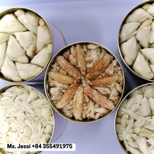 Carne de cangrejo enlatada a granel de Vietnam/en salmuera | Certificado HACCP | Mayorista de fábrica/Sra. Jessi - Product Image 2
