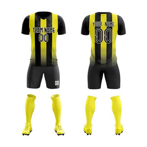 Ropa de fútbol Conjunto de 2 piezas Tela transpirable Conjunto completo juvenil Kits de uniformes de fútbol - Product Image 6