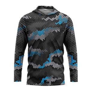 Camisa de Pesca de Manga Larga para Hombre, Camuflaje, Impresión por Sublimación, Secado Rápido, Protección Solar UPF 50, Ropa para Actividades al Aire Libre - Product Image 3