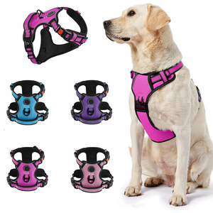 Toptan ayarlanabilir geri dönüşümlü neopren rahat evcil hayvan koşumu köpek koşum için küçük büyük ırkları - Product Image 2