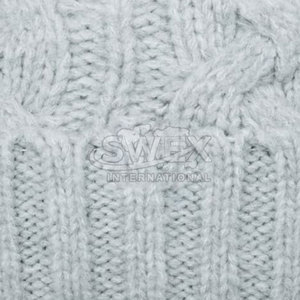 Vente directe d'usine Bonnet en tricot jacquard à pompon Bonnet d'hiver chaud unisexe à pompon - Product Image 6