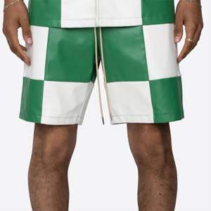 Pantalones cortos a cuadros informales para hombre: pantalones cortos con patrón a cuadros duraderos, elegantes y cómodos para uso diario y diversión al aire libre - Product Image 6