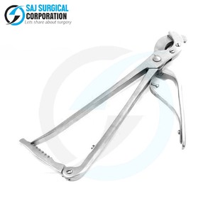 Émasculateur en acier inoxydable de haute qualité écrasant et serrant les mâchoires Instrument vétérinaire de gestion efficace et sûre du bétail - Product Image 3