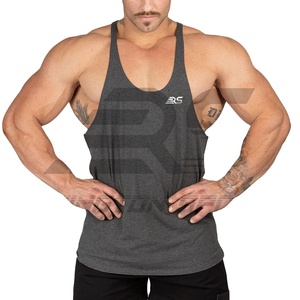 Men Gym <b>Stringer</b> Tank Top <b>Vest</b> Sleeveless Quick Drying Fitness Tank Top Men Fitness Gym Tank Top - Product Image 1