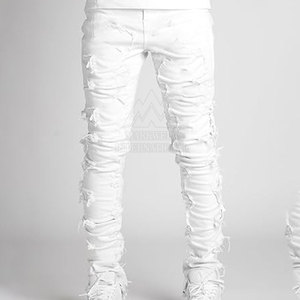 Nuevo estilo Uso al aire libre Pantalones apilados para hombres Pantalones apilados de color sólido de la mejor calidad para hombres a bajo precio - Product Image 3