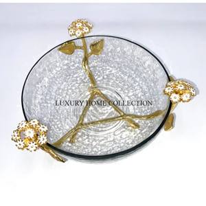 Premium Quality Antique-inspired Metal <b>Serving</b> <b>Bowls</b> with Exquisite Detailing and Classic Vintage Shapes - Product Image 4