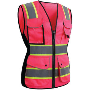 Chaleco DE SEGURIDAD AMARILLO Clase 3 de alta visibilidad Ropa reflectante de malla sólida Construcción Chaleco de seguridad de trabajo de alta visibilidad Hi Vis - Product Image 6