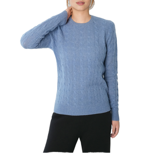Customization Solid Knit V-neck Winter Front Logo <b>Pullover</b> <b>Sweater</b> Cotton for Women at Wholesale Price - Product Image 5