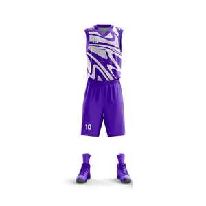 Haute qualité hommes vêtements de sport Kit de basket-ball personnalisé nom et numéro personnalisé basket-ball uniforme équipe Club basket-ball uniforme ensemble - Product Image 1