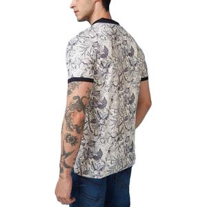 Polos de talla grande para hombre de alta calidad, venta al por mayor, polos de Golf bordados con estampado de algodón transpirable, ropa teñida lisa - Product Image 4