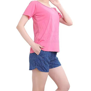 Conjunto Corto Deportivo para Mujer 2026, Venta al Por Mayor, Personalizable con Logotipo, Manga Corta, Estampado - Product Image 5