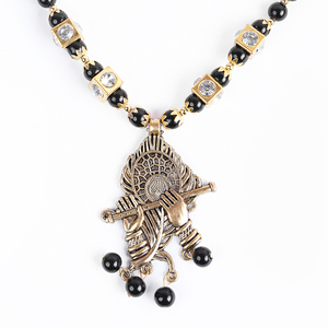 Ensemble de bijoux Mala noirs tendance - Product Image 4