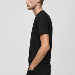 Camiseta de lujo de peso pesado de algodón 100% de alta calidad, camiseta Unisex con estampado personalizado de Logo Boxy Fit en blanco, camiseta de gran tamaño para hombre - Product Image 5