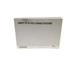 MANUAL DE USO Y MANTENIMIENTO KIA Picanto 3ra Serie F1Y0-IT44A (11>16) - Product Image 1