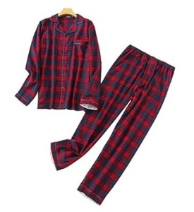 Conjunto de Pijamas de Franela Gruesa de Alta Calidad para Invierno, Manga Larga, para Mayor Calidez o Comodidad, Disponible a un Precio Accesible - Product Image 3
