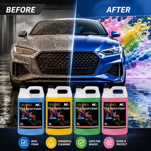 Schiuma Colorata per Lavaggio <span class=keywords><strong>Auto</strong></span> 4L, <span class=keywords><strong>Shampoo</strong></span> <span class=keywords><strong>Auto</strong></span> ad Alta Schiuma, Sapone per Cannone Schiumogeno, Liquido per Pulizia <span class=keywords><strong>Auto</strong></span>, Prodotti per la Cura dell'<span class=keywords><strong>Auto</strong></span> - Product Image 3