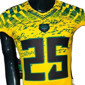 Maillot de football américain maillot de fan parent sublimation broderie grande taille support personnalisé Fabricant d'usine Pakistan - Product Image 1