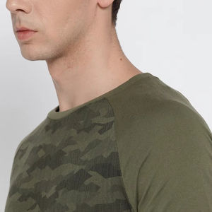 Best Selling Men's Gym <b>T</b>-<b>Shirt</b> High Quality Comfortable Breathable 100% Cotton New Style with <b>Raglan</b> <b>Sleeves</b> - Product Image 4