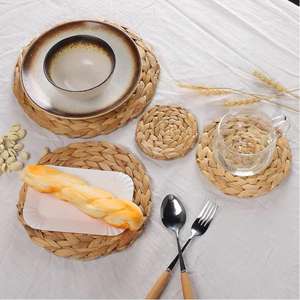 Manteles individuales de jacinto de agua tejidos a mano naturales de alta calidad ecológicos manteles individuales de mimbre de yacinto DE AGUA DE Artex Thien Thanh - Product Image 6