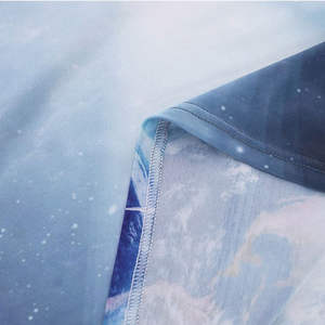 เสื้อยืดผ้าโพลีเอสเตอร์สำหรับผู้หญิงเสื้อโอเวอร์ไซซ์พิมพ์โลโก้แบบสั่งตัดหรูหรา - Product Image 6