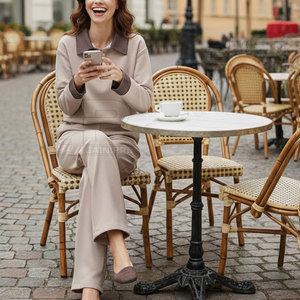 Ensemble deux pièces surdimensionné pour femmes, tenue confortable et ample, ensemble deux pièces surdimensionné tendance pour un usage décontracté et à la maison - Product Image 6