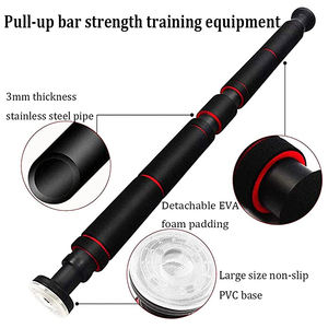 Barra de Dominadas y Flexiones ER060-RD, el Mejor Equipo de Gimnasio para Puertas y Pasillos - Product Image 5