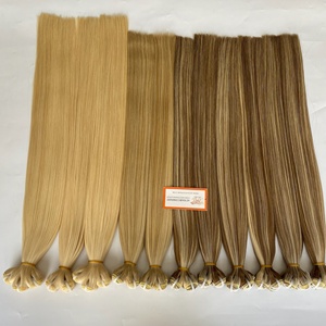 จัดส่งทั่วโลกปรับแต่งสีผ้าต่อผมทอผมมนุษย์ผม Bundles พร้อมลูกไม้ปิด - Product Image 2