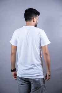 Vente en gros de t-shirts d'été en jersey de coton pour hommes coupe ample manches courtes avec logo personnalisé OEM 180 grammes de tissu poids style décontracté - Product Image 5