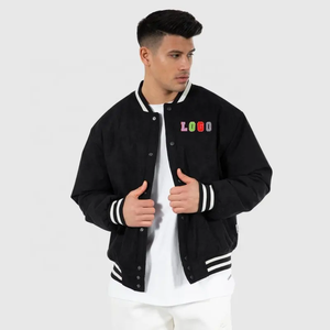 Nuevas chaquetas de bombardero de moda unisex Custom Team Varsity Letterman chaqueta Moda Hombres Bomber Chaqueta cortavientos para hombres - Product Image 1